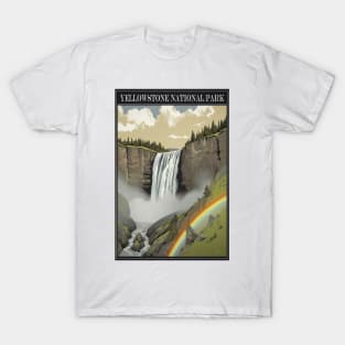 Yellowstone National Park Vintage Poster T-Shirt